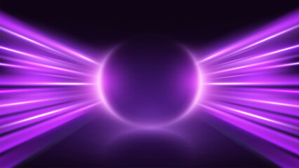 illustration of spreading lines shiny effects for ecommerce signs retail shopping. Motion light effect for banners. Curved light trail stretched upward. Fast speed car. 