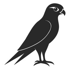 Kestrel icon silhouette vector illustration