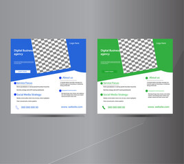 social media post design , double sided