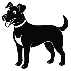 vector illustration of a dog