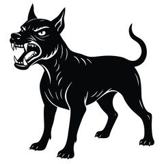 Obraz premium vector illustration of a dog