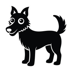 vector illustration of a dog