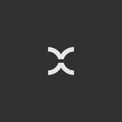 Time Hourglass Logo Design monogram Icon Graphic Emblem