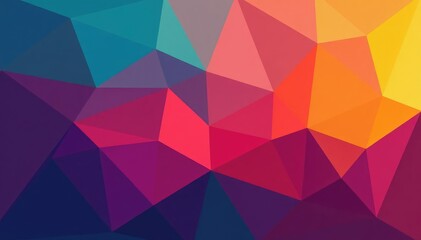 Fototapeta premium Abstract geometric shapes, vibrant colors, modern style , vivid, abstract
