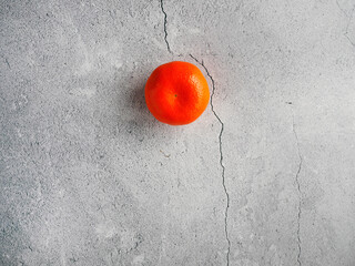 Stylish Mandarin Orange or Tangerinesa arrangement art, vivid color of tropical citrus fruits, prop...