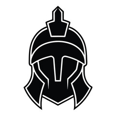 Armour Helmet Silhouette Vector Line Art Illustrations for Historical and Medieval Designs