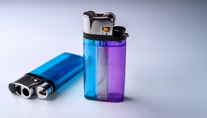 cigarette lighter on black