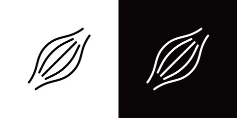 筋肉のラインアイコン