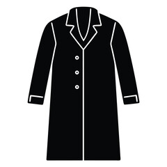 Naklejka premium vector illustration of coat