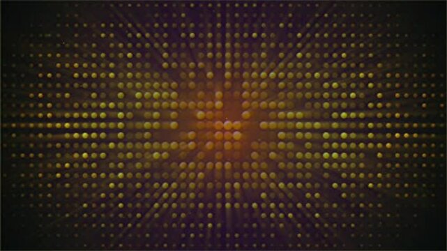 Abstract binary code pattern design with glowing blue digital dots on a black technology backdrop