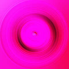 Colorful radial motion effect. Abstract rounded background.