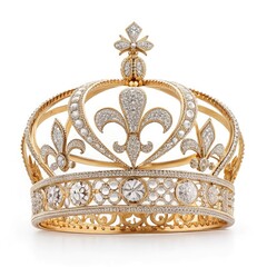 royal crown isolated on white background