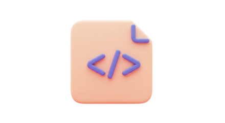 Isolated Coding File with Angle Brackets Programming Language
