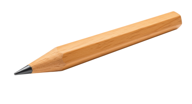 Isolated Wooden Pencil