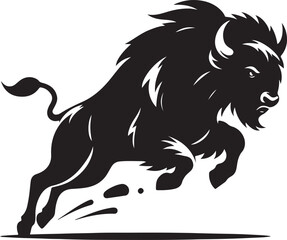 Bison logo vector