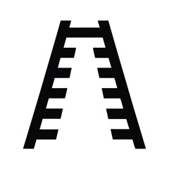 ladder isolated on white