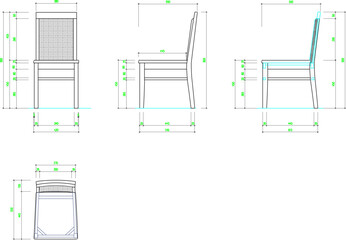 silhouette design vector illustration sketch drawing furniture table chair wood interior decoration room