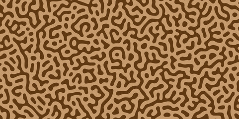 Vector modern Seamless Organic Pattern Abstract Background. Illustration for packaging, covers, designer bags, clothes, Wallpaper. biological texture, zigzag, Monochrome, seamless, waving, turing, art