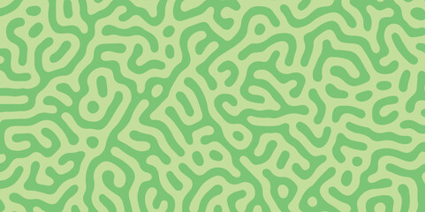 Fototapeta premium Vector modern Seamless Organic Pattern Abstract Background. Illustration for packaging, covers, designer bags, clothes, Wallpaper. biological texture, zigzag, Monochrome, seamless, waving, turing, art