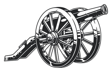 Fototapeta premium Historic cannon from the 18th century displayed