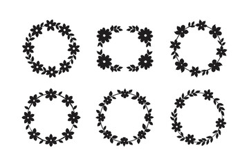 floral border vectors art design