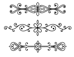 vector set of decorative elements