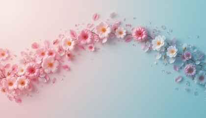 Spring blossom celebration floral arrangement indoor minimalist design bright atmosphere elegant decor