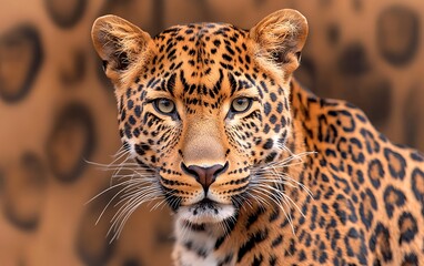 Fototapeta premium Leopard Close-up Focus