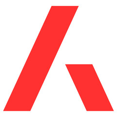 Letter A unique logo design