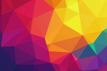 Obraz premium Geometric abstract shapes, vibrant color palette, modern style , seamless, digital, lines