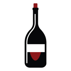 red wine bottle
