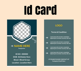 vector template for business Card presentation