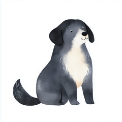 Tibetan Mastiff watercolor