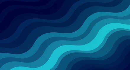 Midnight Ocean's Ripple AI Generated