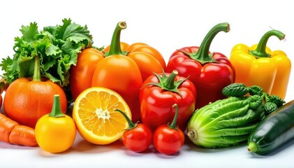 Assorted dried vegetables neatly piled on white backdrop , recipe, texture
