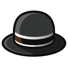 black hat isolated on white