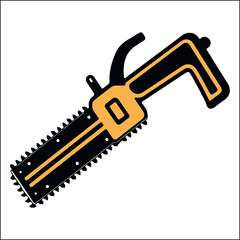 Fototapeta premium vector illustration of a saw