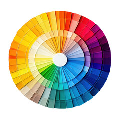 Obraz premium Vibrant Color Wheel Displaying Spectrum of Shades and Tones