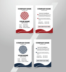 Elegant, Modern, Corporate & Fully Editable Premium ID Card Design.