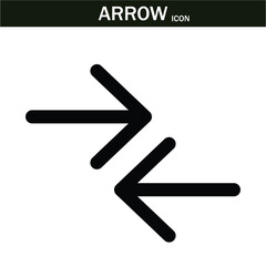 Arrows icon . Arrow icon. Arrow vector collection. Arrow. Cursor. Modern simple arrows. Vector illustration. Editable stroke. EPS 10.