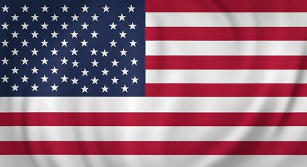 Fototapeta premium american flag on a white background