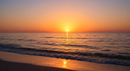 Naklejka premium Golden Hour's Embrace AI Generated