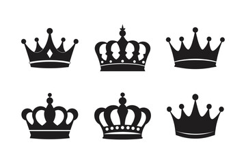royal crown vector art design 