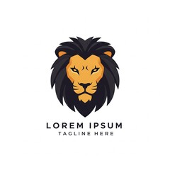 Obraz premium lion head vector