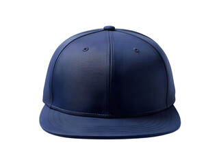 Navy Blue Baseball Cap with Flat Brim, Snapback Cap Mockup, Snapback Cap isolated, Snapback Cap transparent background, Snapback Cap Png