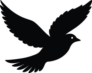 vector illustration of a dove
