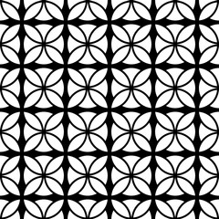 Trendy geometric floral vector seamless pattern for textile, fabrics, print, wallpaper, wrapping paper, clothing and background