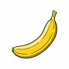 banana isolated on white background