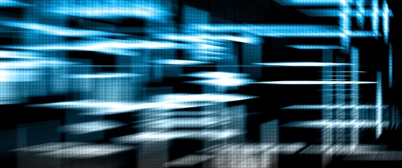 abstract blue and grey background with motion blur and halftone texture