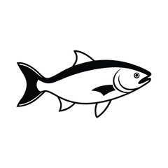 vector illustration of a fish